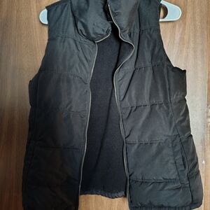 Black Puffer Vest